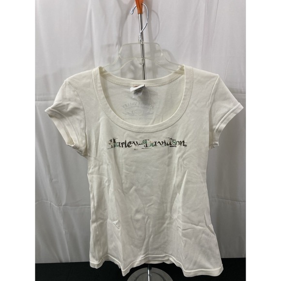 Harley-Davidson Tops - Harley Davidson Pomona Valley Montclair CA Graphic T-Shirt White XL 2008 Vintage